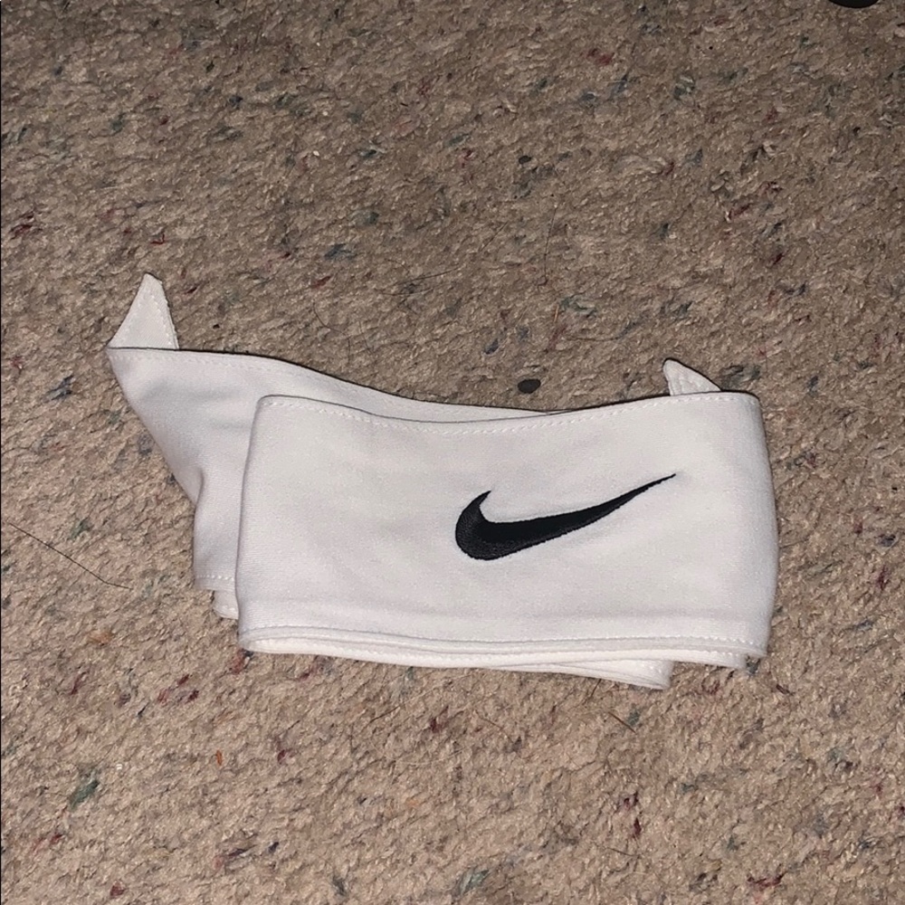 White Nike Tie Headband